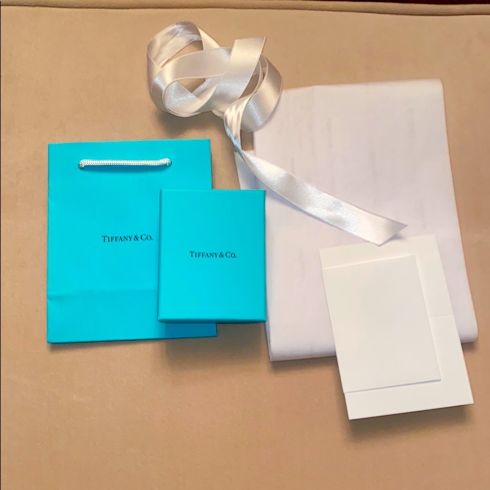 Tiffany Gift Bag, Box, Tissue, Card and Ribbon